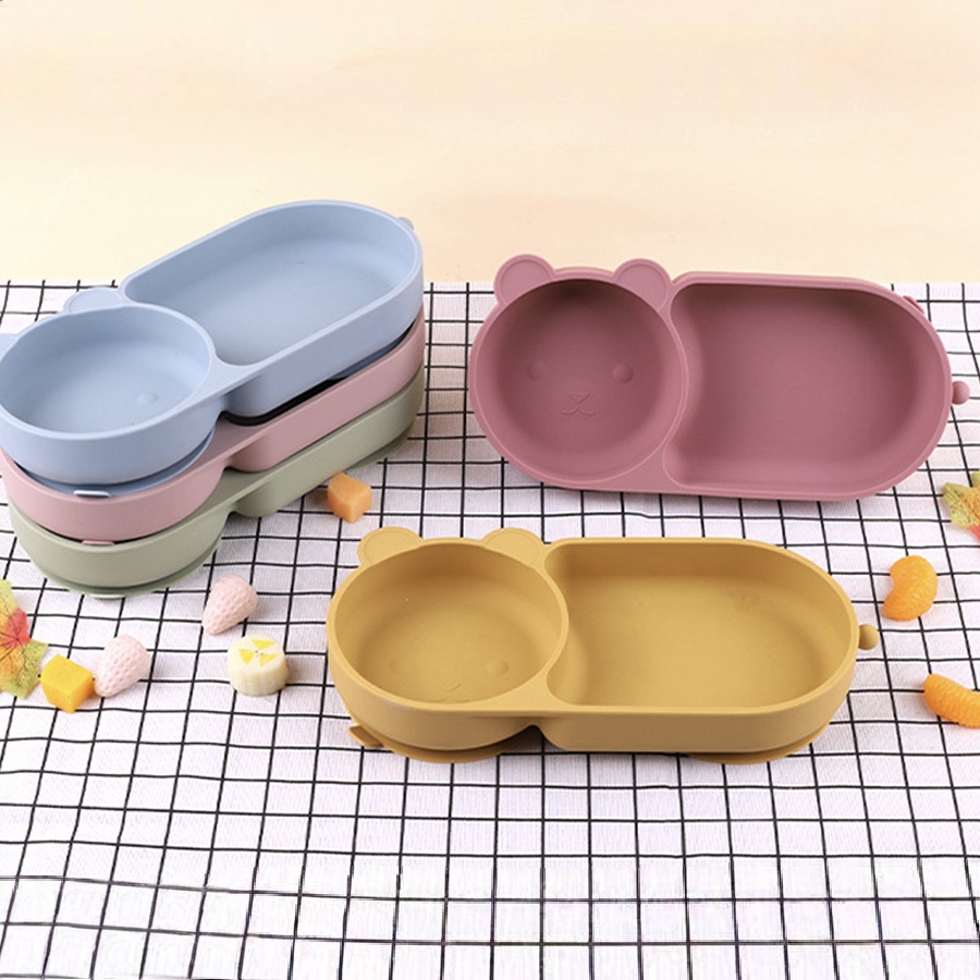 Baby Food Tray - Ciotola a ventosa in silicone per