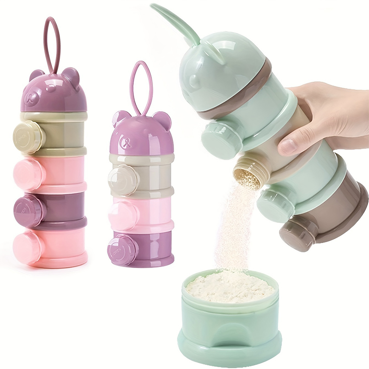 Baby Food Pouches - Contenitore per latte in polvere per