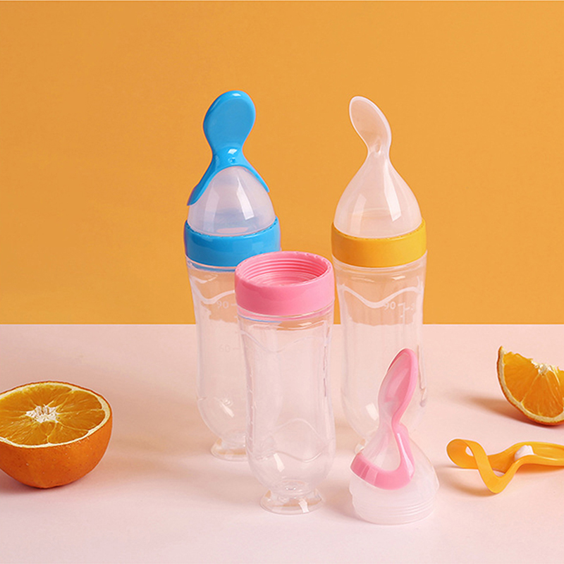 Baby Food Dispensing Spoon - Spremere il biberon in silicone Neonato
