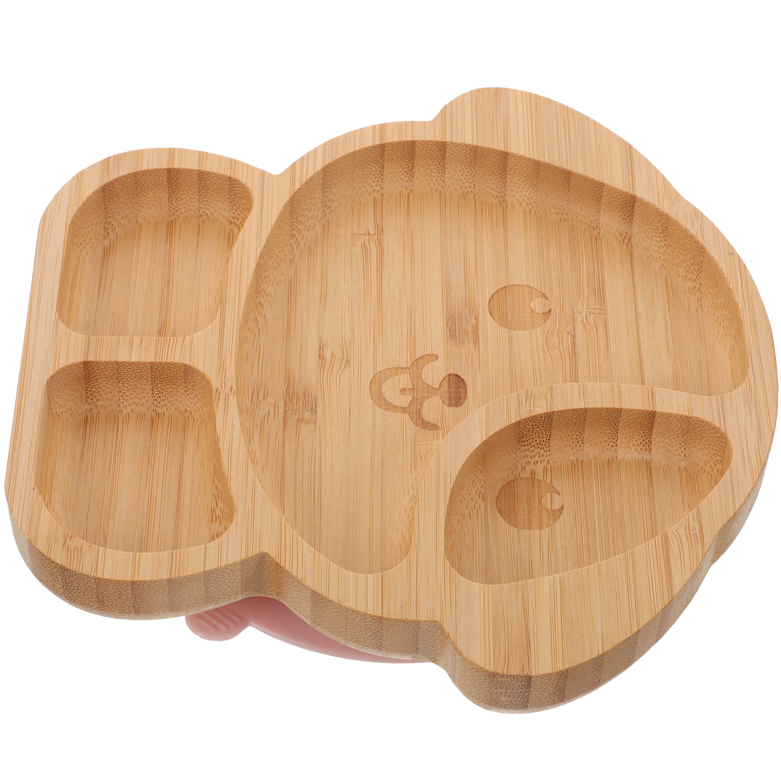Baby Food Tray - Piatto Diviso in Legno per Bambini,