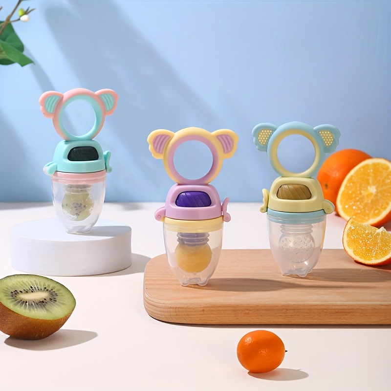Baby Food Pouches - Dispenser Girevole per Frutta per Neonati,