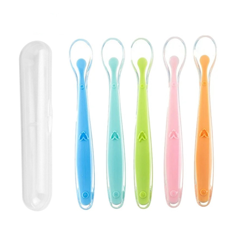 Baby Food Feeder - Cucchiai in silicone per bambini senza
