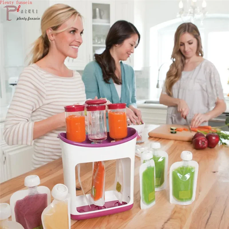 Baby Food Pouches - Sacchetto per Alimenti per Bambini, Spremiagrumi