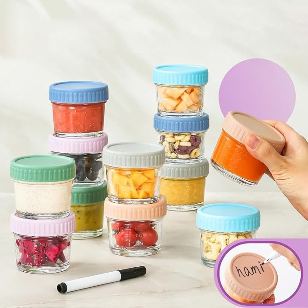6 pezzi barattolo di vetro per - Baby Food Glass Containers recensione e prezzo