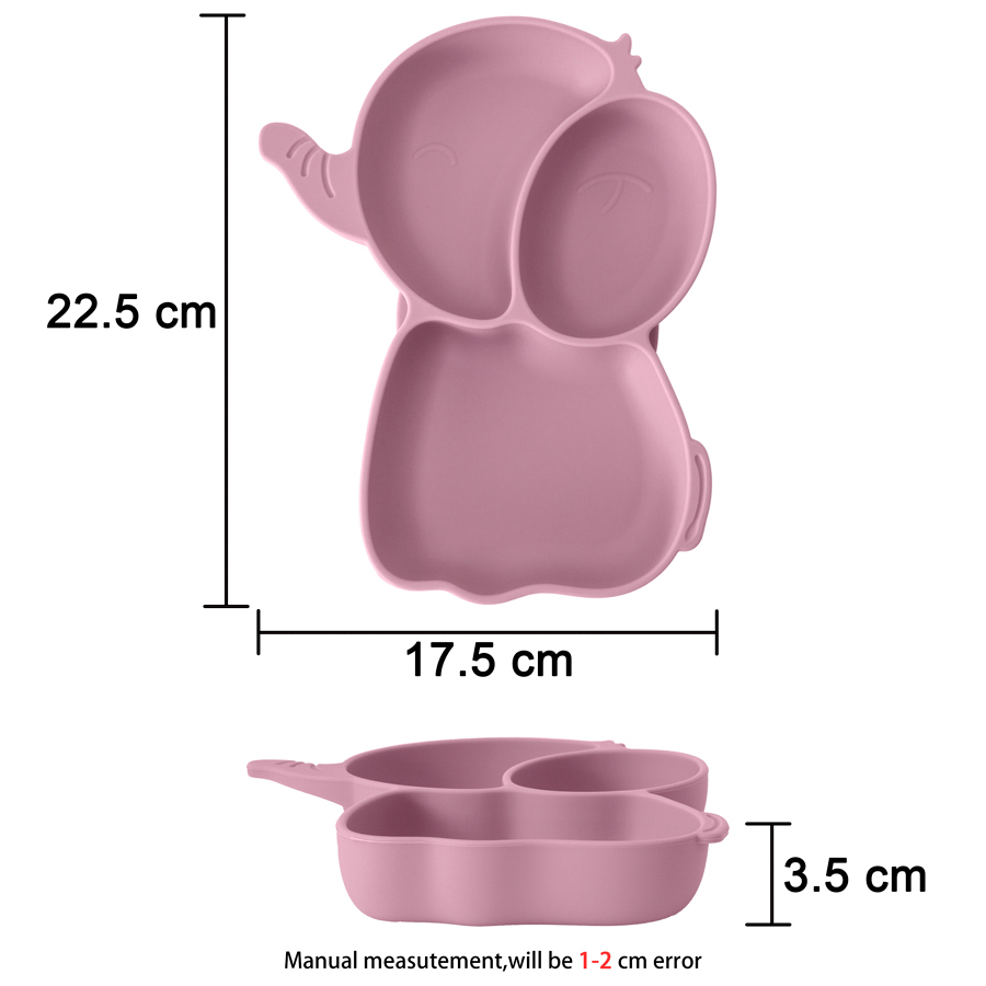 1 pz piatti da pranzo in silic - Baby Food Feeder recensione e prezzo