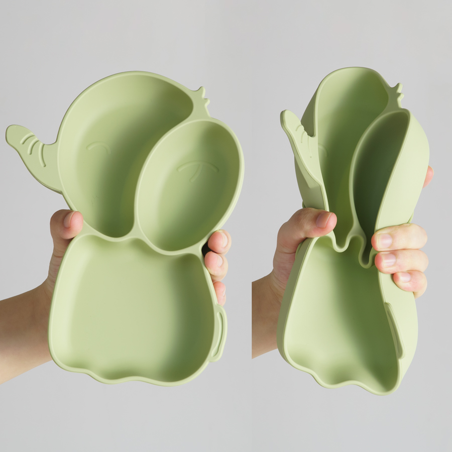 1 pz piatti da pranzo in silic - Baby Food Feeder recensione e prezzo